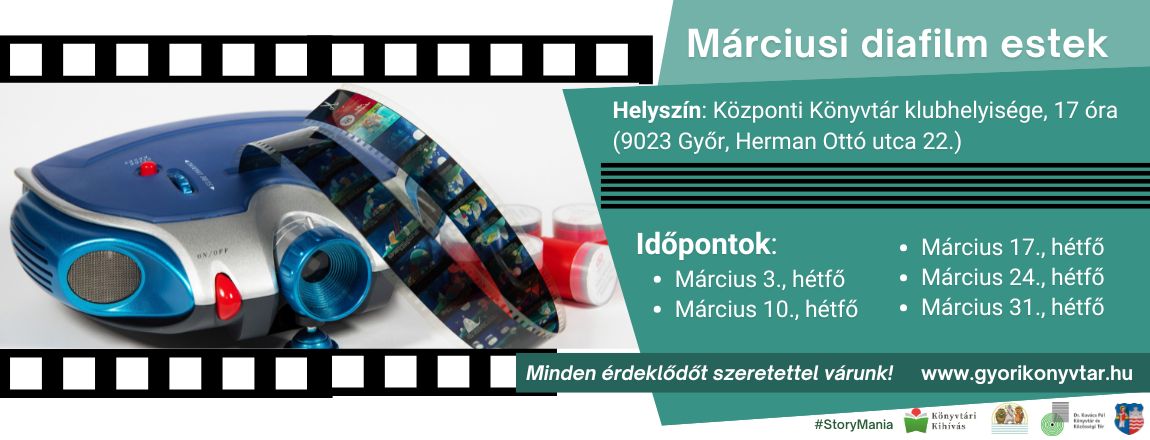 Márciusi diafilm estek a könyvtárban