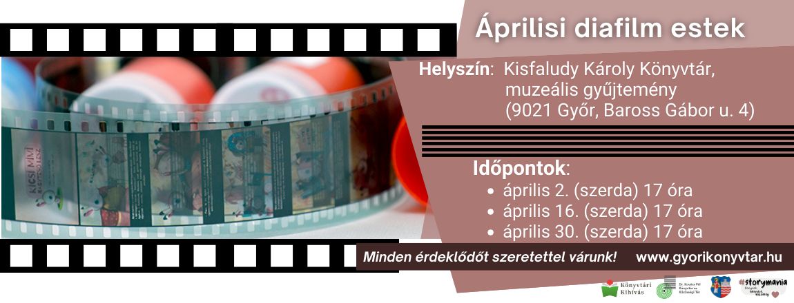 Áprilisi diafilm estek a Kisfaludyban