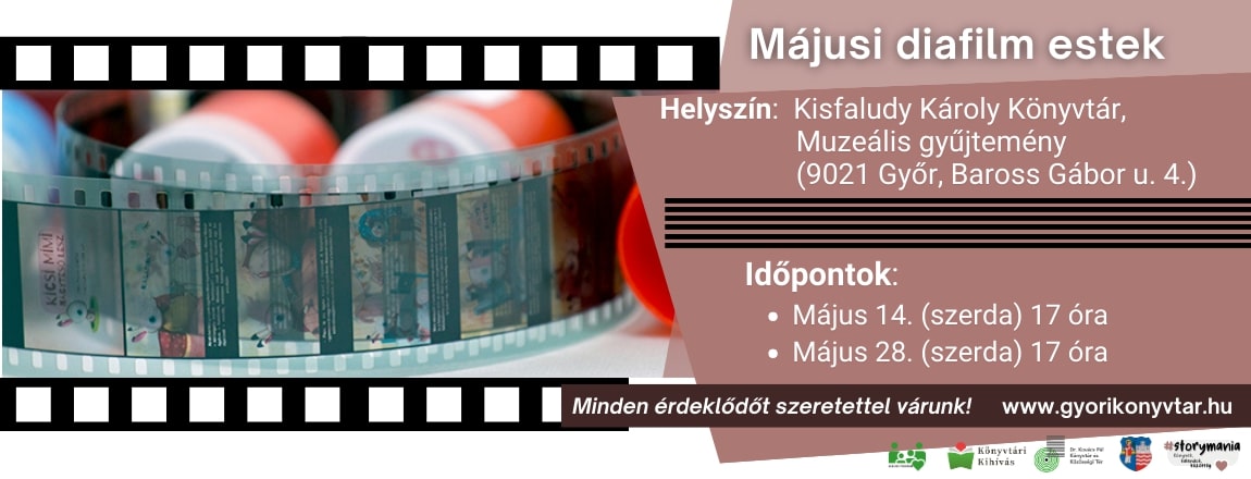 Május diafilm estek a Kisfaludyban
