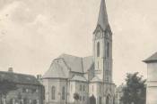 A református templom az 1910-es években 2
